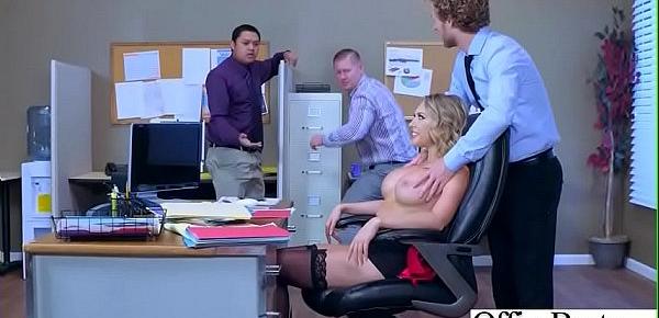  Big Melon Tits Girl (Kagney Linn Karter) Love hardcore Sex In Office video-11